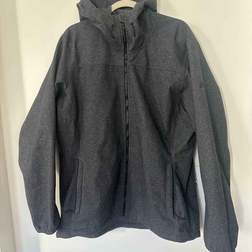 Adidas Full Zip Mens Hooded Jacket XL